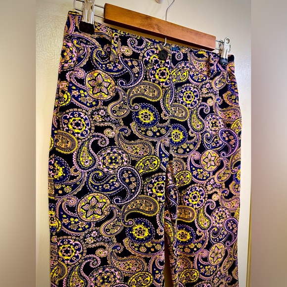 ModCloth “Way Out Yonder” Paisley Flare Pants. Size 4. - Picture 8 of 11